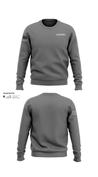 Crew Neck Sweatshirt, Fort Jackson Fire Department, , Teamtime, Team time, sublimation, custom sports apparel, team uniforms, spirit wear, spiritwear, sports uniforms, custom shirts, team store, custom team store, fundraiser sports, apparel fundraiser