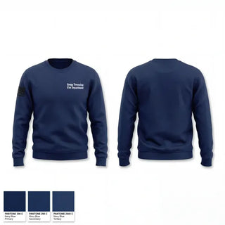 Crew Neck Sweatshirt, Gregg Township Fire Department, Fire Department, Teamtime, Team time, sublimation, custom sports apparel, team uniforms, spirit wear, spiritwear, sports uniforms, custom shirts, team store, custom team store, fundraiser sports, apparel fundraiser