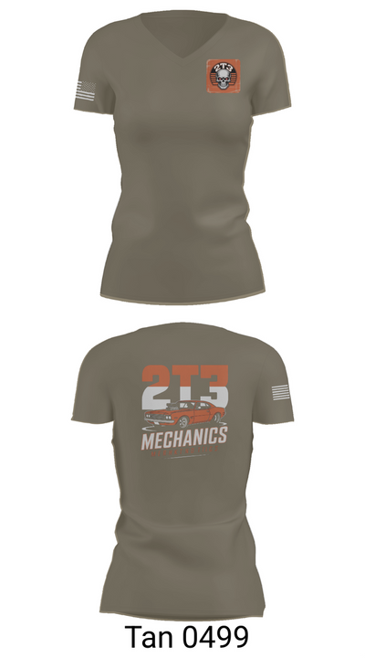 509 LRS 93117576 Women's Short Sleeve V-neck Shirt - 68