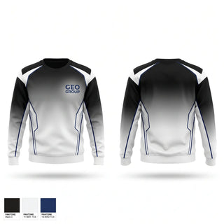 Crew Neck Sweatshirt, Geo group, , Teamtime, Team time, sublimation, custom sports apparel, team uniforms, spirit wear, spiritwear, sports uniforms, custom shirts, team store, custom team store, fundraiser sports, apparel fundraiser