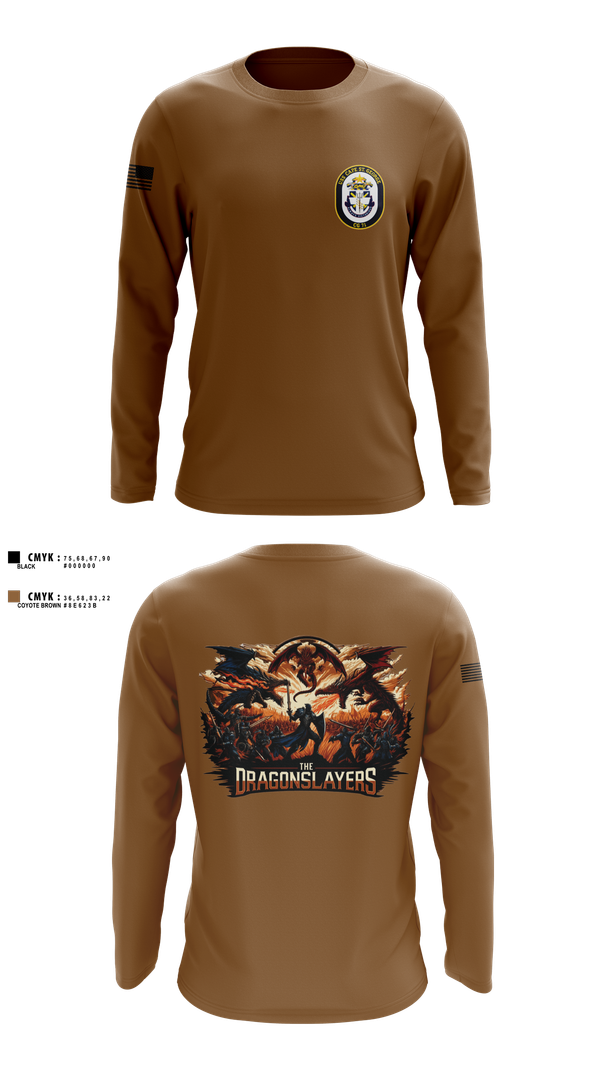 Long Sleeve Performance Shirt, USS CAPE ST. GEORGE, , Teamtime, Team time, sublimation, custom sports apparel, team uniforms, spirit wear, spiritwear, sports uniforms, custom shirts, team store, custom team store, fundraiser sports, apparel fundraiser