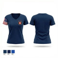 McGregor Volunteer Fire Department 50237717 Women's Short Sleeve V-neck Shirt - 1