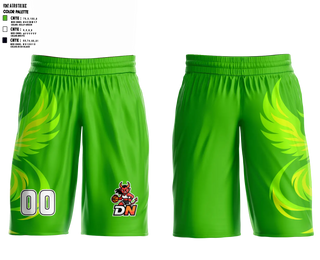 Womens Basketball Shorts, Demon Nation, Women's Basketball, Teamtime, Team time, sublimation, custom sports apparel, team uniforms, spirit wear, spiritwear, sports uniforms, custom shirts, team store, custom team store, fundraiser sports, apparel fundraiser