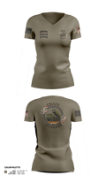 1st Fires Ares Battery Women's Short Sleeve V-neck Shirt - 5