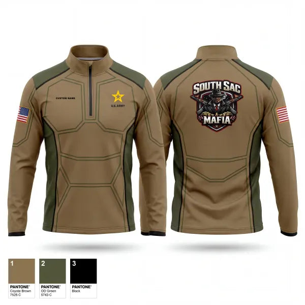 Windbreaker, SAC SOUTH, Army, Teamtime, Team time, sublimation, custom sports apparel, team uniforms, spirit wear, spiritwear, sports uniforms, custom shirts, team store, custom team store, fundraiser sports, apparel fundraiser