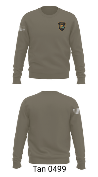 Crew Neck Sweatshirt, Gore Police Department, Police, Teamtime, Team time, sublimation, custom sports apparel, team uniforms, spirit wear, spiritwear, sports uniforms, custom shirts, team store, custom team store, fundraiser sports, apparel fundraiser