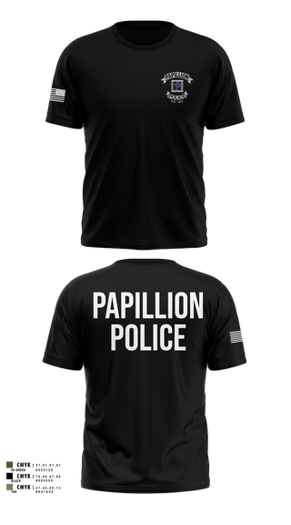 Short Sleeve Performance Shirt, Papillion Police Department, Police, Teamtime, Team time, sublimation, custom sports apparel, team uniforms, spirit wear, spiritwear, sports uniforms, custom shirts, team store, custom team store, fundraiser sports, apparel fundraiser