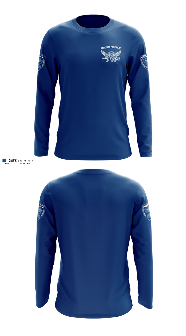 Long Sleeve Performance Shirt, Rockford Police S.R.T., Police, Teamtime, Team time, sublimation, custom sports apparel, team uniforms, spirit wear, spiritwear, sports uniforms, custom shirts, team store, custom team store, fundraiser sports, apparel fundraiser