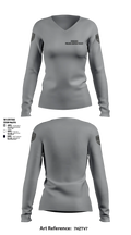 Cresco Police Department Women's Long Sleeve V-neck Shirt - 5