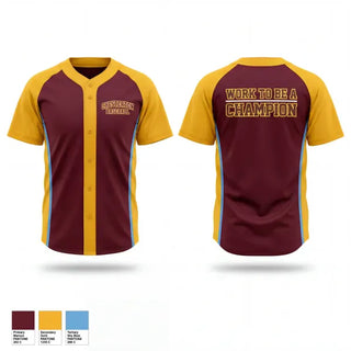 Full Button Baseball Jersey, CHESTERTON TROJANS, Baseball, Teamtime, Team time, sublimation, custom sports apparel, team uniforms, spirit wear, spiritwear, sports uniforms, custom shirts, team store, custom team store, fundraiser sports, apparel fundraiser