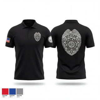 Short Sleeve Performance Polo, Great Falls Police Department, Police, Teamtime, Team time, sublimation, custom sports apparel, team uniforms, spirit wear, spiritwear, sports uniforms, custom shirts, team store, custom team store, fundraiser sports, apparel fundraiser