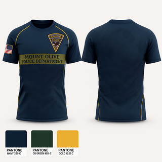 Short Sleeve Performance Shirt, Mount Olive Police Department, , Teamtime, Team time, sublimation, custom sports apparel, team uniforms, spirit wear, spiritwear, sports uniforms, custom shirts, team store, custom team store, fundraiser sports, apparel fundraiser