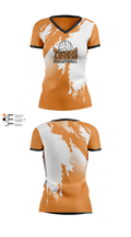 Tigers 22300534 Women's Short Sleeve V-neck Shirt - 1