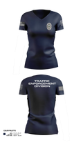 Struthers Police Department Women's Short Sleeve V-neck Shirt - 7