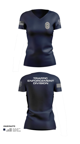 Womens Short Sleeve Vneck Shirt, Struthers Police, Police, Teamtime, Team time, sublimation, custom sports apparel, team uniforms, spirit wear, spiritwear, sports uniforms, custom shirts, team store, custom team store, fundraiser sports, apparel fundraiser