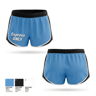 Womens Shorts, Express, Softball, Teamtime, Team time, sublimation, custom sports apparel, team uniforms, spirit wear, spiritwear, sports uniforms, custom shirts, team store, custom team store, fundraiser sports, apparel fundraiser