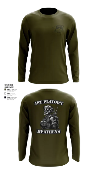 Long Sleeve Performance Shirt, 514th MP CO, Army, Teamtime, Team time, sublimation, custom sports apparel, team uniforms, spirit wear, spiritwear, sports uniforms, custom shirts, team store, custom team store, fundraiser sports, apparel fundraiser