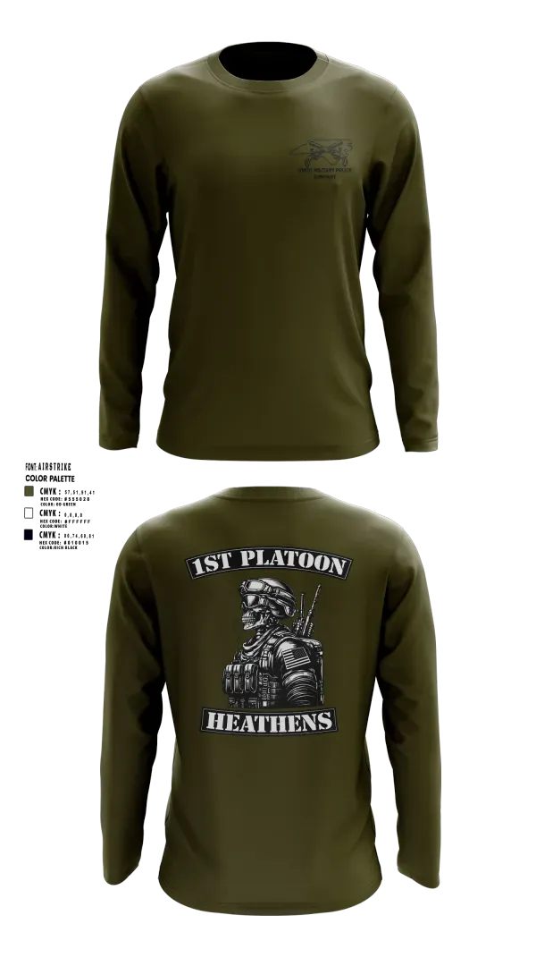 Long Sleeve Performance Shirt, 514th MP CO, Army, Teamtime, Team time, sublimation, custom sports apparel, team uniforms, spirit wear, spiritwear, sports uniforms, custom shirts, team store, custom team store, fundraiser sports, apparel fundraiser