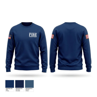 Crew Neck Sweatshirt, West Limestone Fire Department, Fire Department, Teamtime, Team time, sublimation, custom sports apparel, team uniforms, spirit wear, spiritwear, sports uniforms, custom shirts, team store, custom team store, fundraiser sports, apparel fundraiser