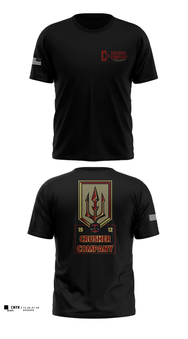 Short Sleeve Performance Shirt, Crusher Company, Army, Teamtime, Team time, sublimation, custom sports apparel, team uniforms, spirit wear, spiritwear, sports uniforms, custom shirts, team store, custom team store, fundraiser sports, apparel fundraiser