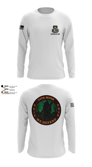 Long Sleeve Performance Shirt, 24th MDSB, Army, Teamtime, Team time, sublimation, custom sports apparel, team uniforms, spirit wear, spiritwear, sports uniforms, custom shirts, team store, custom team store, fundraiser sports, apparel fundraiser