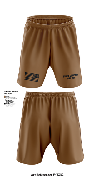 Athletic Shorts With Pockets, Bravo company 46th ASB, , Teamtime, Team time, sublimation, custom sports apparel, team uniforms, spirit wear, spiritwear, sports uniforms, custom shirts, team store, custom team store, fundraiser sports, apparel fundraiser