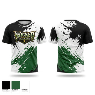 Short Sleeve Performance Shirt, Wicked Cheer Academy, Cheer, Teamtime, Team time, sublimation, custom sports apparel, team uniforms, spirit wear, spiritwear, sports uniforms, custom shirts, team store, custom team store, fundraiser sports, apparel fundraiser