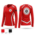 GESAR Women's Long Sleeve V-neck Shirt - 1