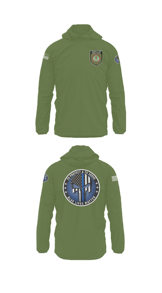 Windbreaker, Policía Municipal de Carolina, , Teamtime, Team time, sublimation, custom sports apparel, team uniforms, spirit wear, spiritwear, sports uniforms, custom shirts, team store, custom team store, fundraiser sports, apparel fundraiser