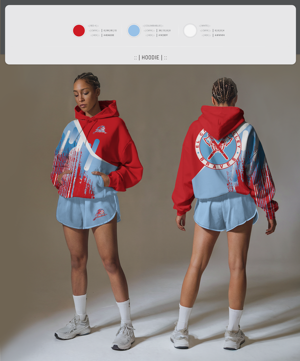Hoodie, El Cajon Valley High School Cheer, Cheer, Teamtime, Team time, sublimation, custom sports apparel, team uniforms, spirit wear, spiritwear, sports uniforms, custom shirts, team store, custom team store, fundraiser sports, apparel fundraiser