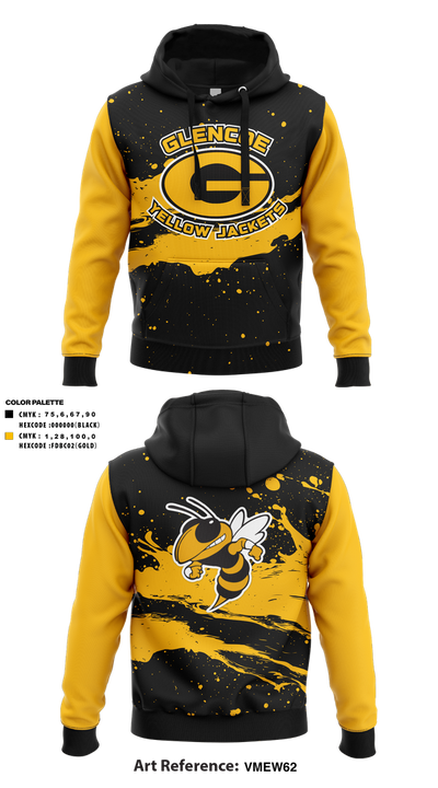 Glencoe yellow jackets 59158165 Hoodie - 1