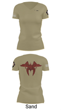 Blackfoot 2nd platoon 36446718 Women's Short Sleeve V-neck Shirt - 88