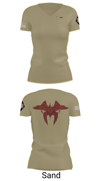 Womens Short Sleeve Vneck Shirt, Blackfoot 2nd platoon, , Teamtime, Team time, sublimation, custom sports apparel, team uniforms, spirit wear, spiritwear, sports uniforms, custom shirts, team store, custom team store, fundraiser sports, apparel fundraiser