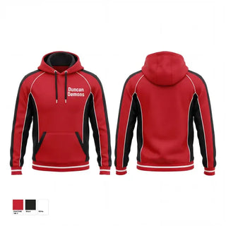 Hoodie, Duncan Demons, Tennis, Teamtime, Team time, sublimation, custom sports apparel, team uniforms, spirit wear, spiritwear, sports uniforms, custom shirts, team store, custom team store, fundraiser sports, apparel fundraiser