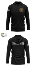 Webster County Sheriff's Office 9252814 Long Sleeve Performance Shirt with hood - 12