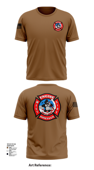 Short Sleeve Performance Shirt, Station 19, Fire Department, Teamtime, Team time, sublimation, custom sports apparel, team uniforms, spirit wear, spiritwear, sports uniforms, custom shirts, team store, custom team store, fundraiser sports, apparel fundraiser