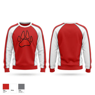 Crew Neck Sweatshirt, Laingsburg Wolfpack, Men's Basketball, Teamtime, Team time, sublimation, custom sports apparel, team uniforms, spirit wear, spiritwear, sports uniforms, custom shirts, team store, custom team store, fundraiser sports, apparel fundraiser