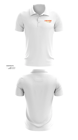 Short Sleeve Performance Polo, Lightning Force Athletics, Track & Field, Teamtime, Team time, sublimation, custom sports apparel, team uniforms, spirit wear, spiritwear, sports uniforms, custom shirts, team store, custom team store, fundraiser sports, apparel fundraiser