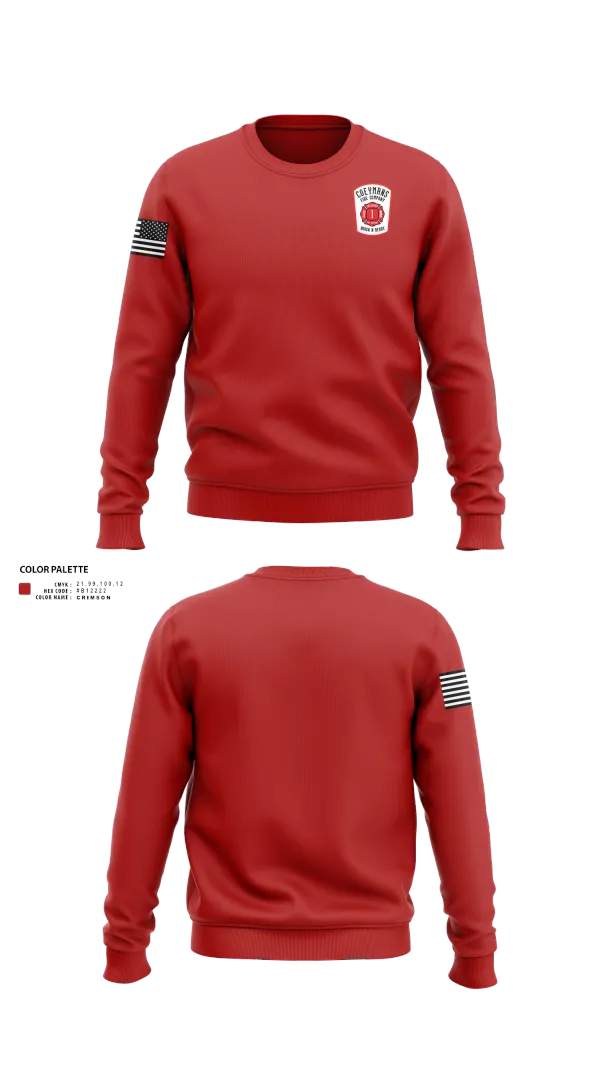 Crew Neck Sweatshirt, Coeymans Fire Co. #1, , Teamtime, Team time, sublimation, custom sports apparel, team uniforms, spirit wear, spiritwear, sports uniforms, custom shirts, team store, custom team store, fundraiser sports, apparel fundraiser
