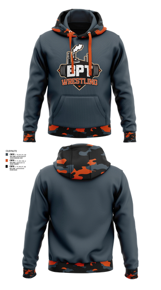 Hoodie, BPT Wrestling, Wrestling, Teamtime, Team time, sublimation, custom sports apparel, team uniforms, spirit wear, spiritwear, sports uniforms, custom shirts, team store, custom team store, fundraiser sports, apparel fundraiser