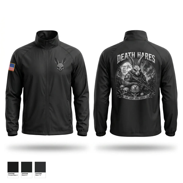 Windbreaker, Death Hares, Army, Teamtime, Team time, sublimation, custom sports apparel, team uniforms, spirit wear, spiritwear, sports uniforms, custom shirts, team store, custom team store, fundraiser sports, apparel fundraiser