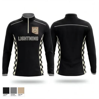 Quarter Zip Jacket, Lightning, Men's Basketball, Teamtime, Team time, sublimation, custom sports apparel, team uniforms, spirit wear, spiritwear, sports uniforms, custom shirts, team store, custom team store, fundraiser sports, apparel fundraiser