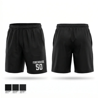 Athletic Shorts With Pockets, Firehouse 50, Fire Department, Teamtime, Team time, sublimation, custom sports apparel, team uniforms, spirit wear, spiritwear, sports uniforms, custom shirts, team store, custom team store, fundraiser sports, apparel fundraiser