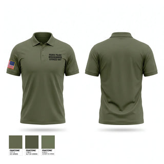 Short Sleeve Performance Polo, Peoria Police Neighborhood Services Unit, Police, Teamtime, Team time, sublimation, custom sports apparel, team uniforms, spirit wear, spiritwear, sports uniforms, custom shirts, team store, custom team store, fundraiser sports, apparel fundraiser