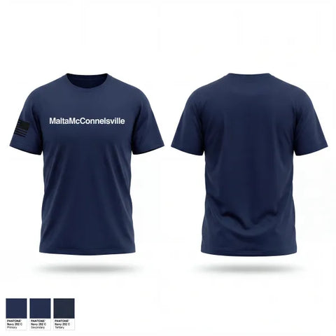 Old School Cotton Feel Shirt, Malta-McConnelsville, Fire Department, Teamtime, Team time, sublimation, custom sports apparel, team uniforms, spirit wear, spiritwear, sports uniforms, custom shirts, team store, custom team store, fundraiser sports, apparel fundraiser