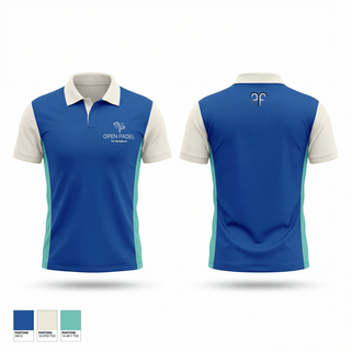 Short Sleeve Performance Polo, Open padel, Tennis, Teamtime, Team time, sublimation, custom sports apparel, team uniforms, spirit wear, spiritwear, sports uniforms, custom shirts, team store, custom team store, fundraiser sports, apparel fundraiser