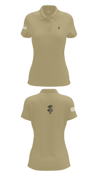 Womens Short Sleeve Performance Polo, 1/23 Scout Sniper Platoon, , Teamtime, Team time, sublimation, custom sports apparel, team uniforms, spirit wear, spiritwear, sports uniforms, custom shirts, team store, custom team store, fundraiser sports, apparel fundraiser