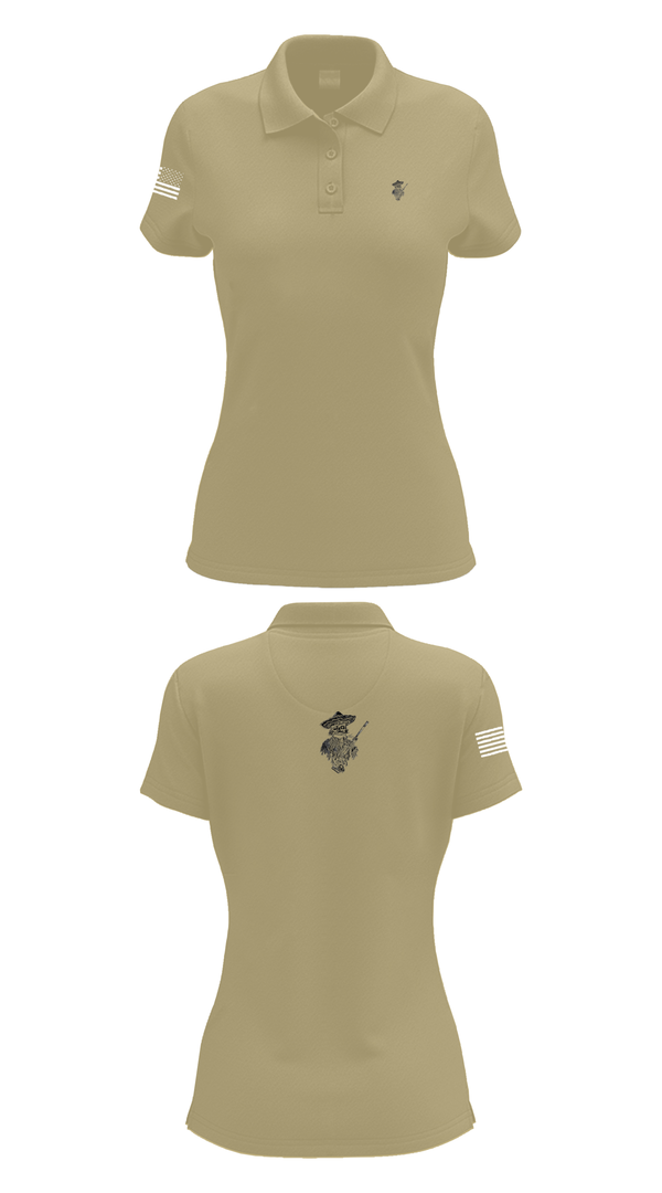 Womens Short Sleeve Performance Polo, 1/23 Scout Sniper Platoon, , Teamtime, Team time, sublimation, custom sports apparel, team uniforms, spirit wear, spiritwear, sports uniforms, custom shirts, team store, custom team store, fundraiser sports, apparel fundraiser