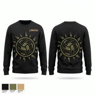 Crew Neck Sweatshirt, LAWAKUA, Women's Volleyball, Teamtime, Team time, sublimation, custom sports apparel, team uniforms, spirit wear, spiritwear, sports uniforms, custom shirts, team store, custom team store, fundraiser sports, apparel fundraiser