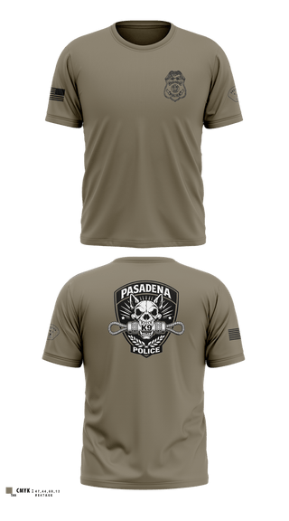 Old School Cotton Feel Shirt, Pasadena K9, Police, Teamtime, Team time, sublimation, custom sports apparel, team uniforms, spirit wear, spiritwear, sports uniforms, custom shirts, team store, custom team store, fundraiser sports, apparel fundraiser